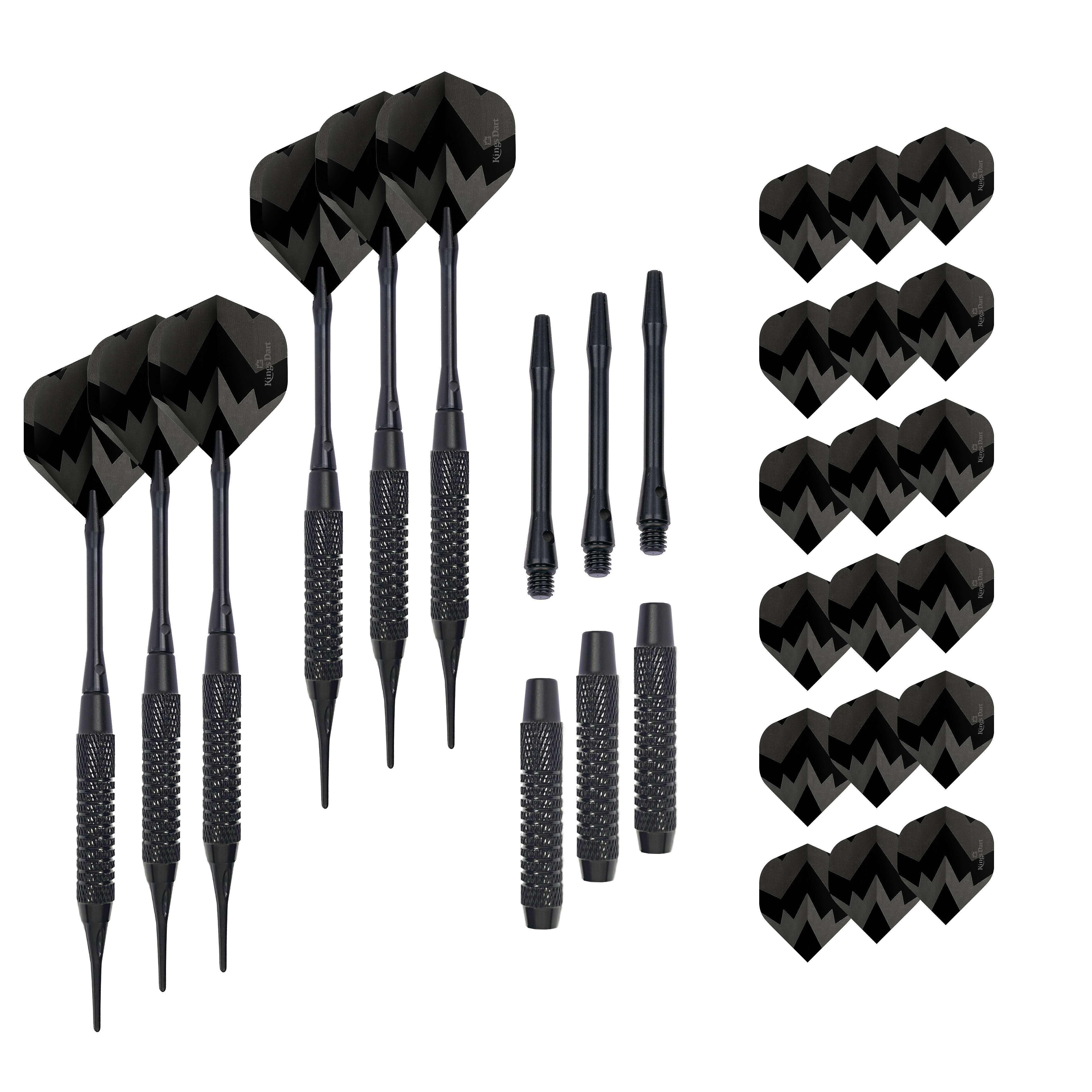 Kings Dart Kings Dart Softdart-Set Black Star Barrel