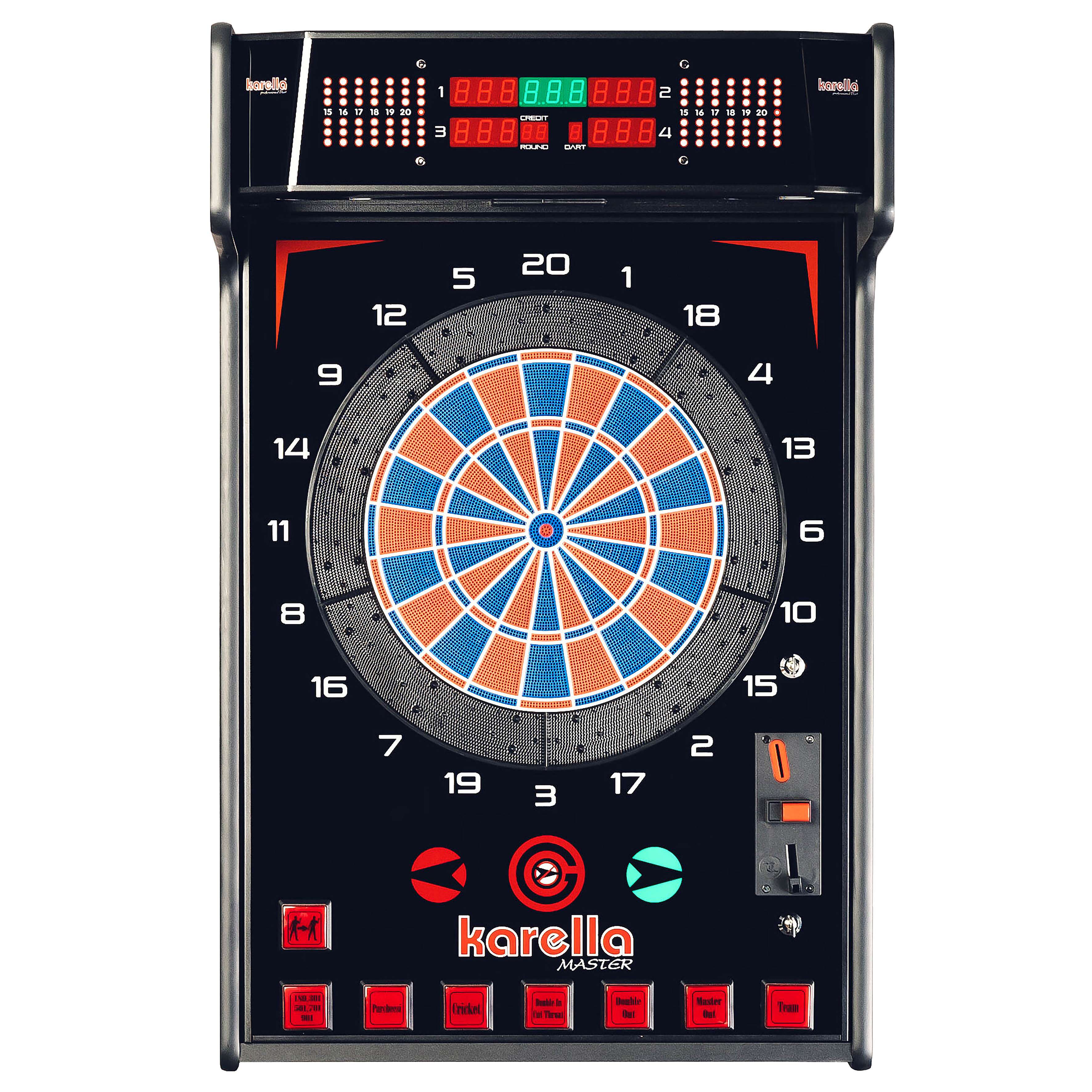 Karella Karella Dartautomat E-Master, Mit Münzung Barrel