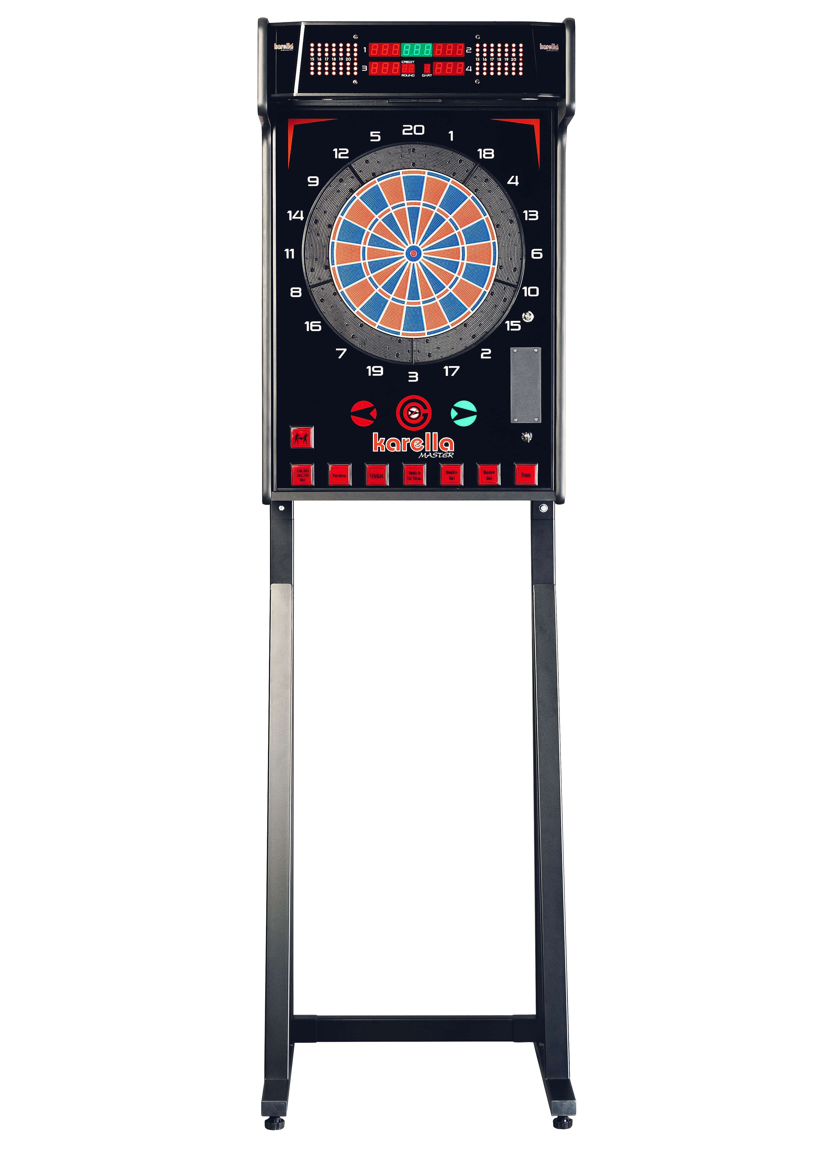 Karella Karella Dartautomat E-Master, mit Standfuß, Ohne Münzung Barrel