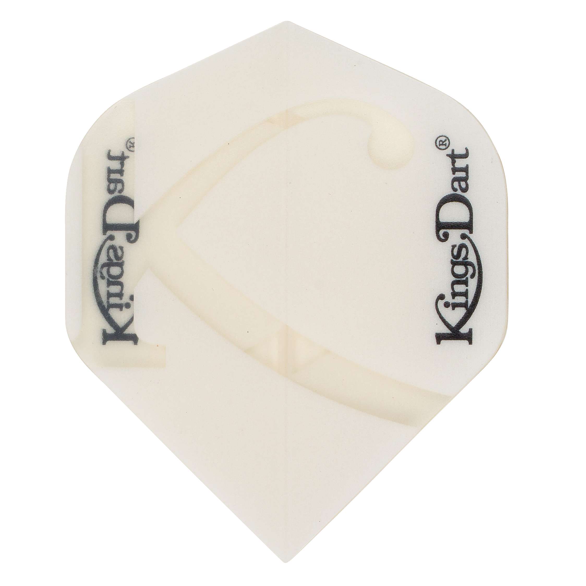Kings Dart Kings Dart Dart Flights Transparent, Weiß Barrel