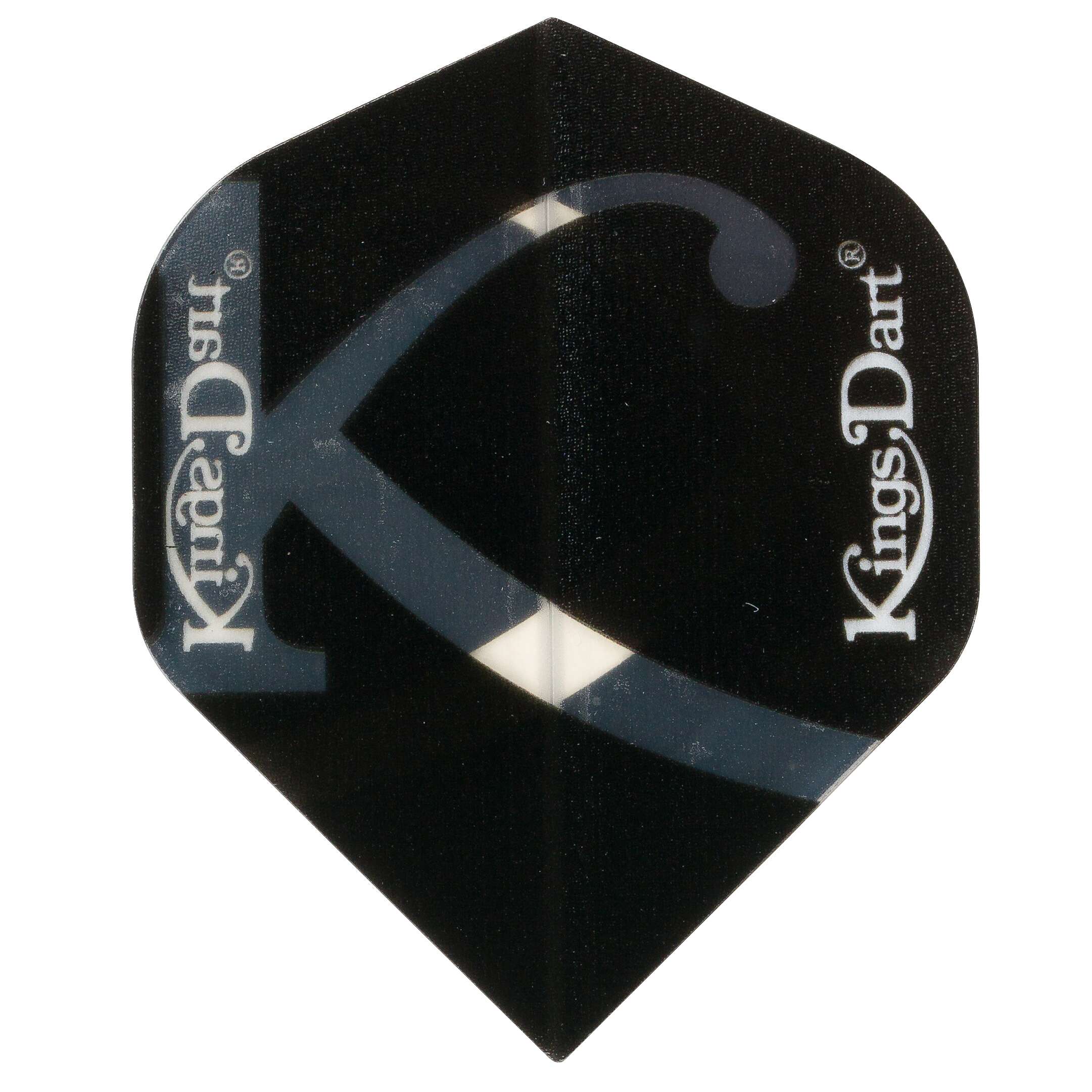 Kings Dart Kings Dart Dart Flights Transparent, Schwarz Barrel