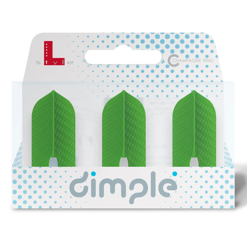 L-Style L-Flight PRO dimple L6d Lime Green Barrel
