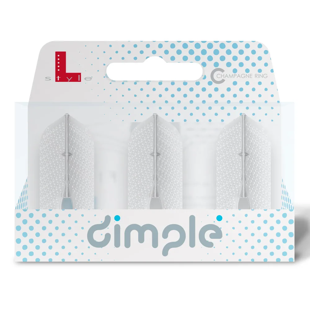 L-Style L-Flight PRO dimple L6d Pearl White Barrel