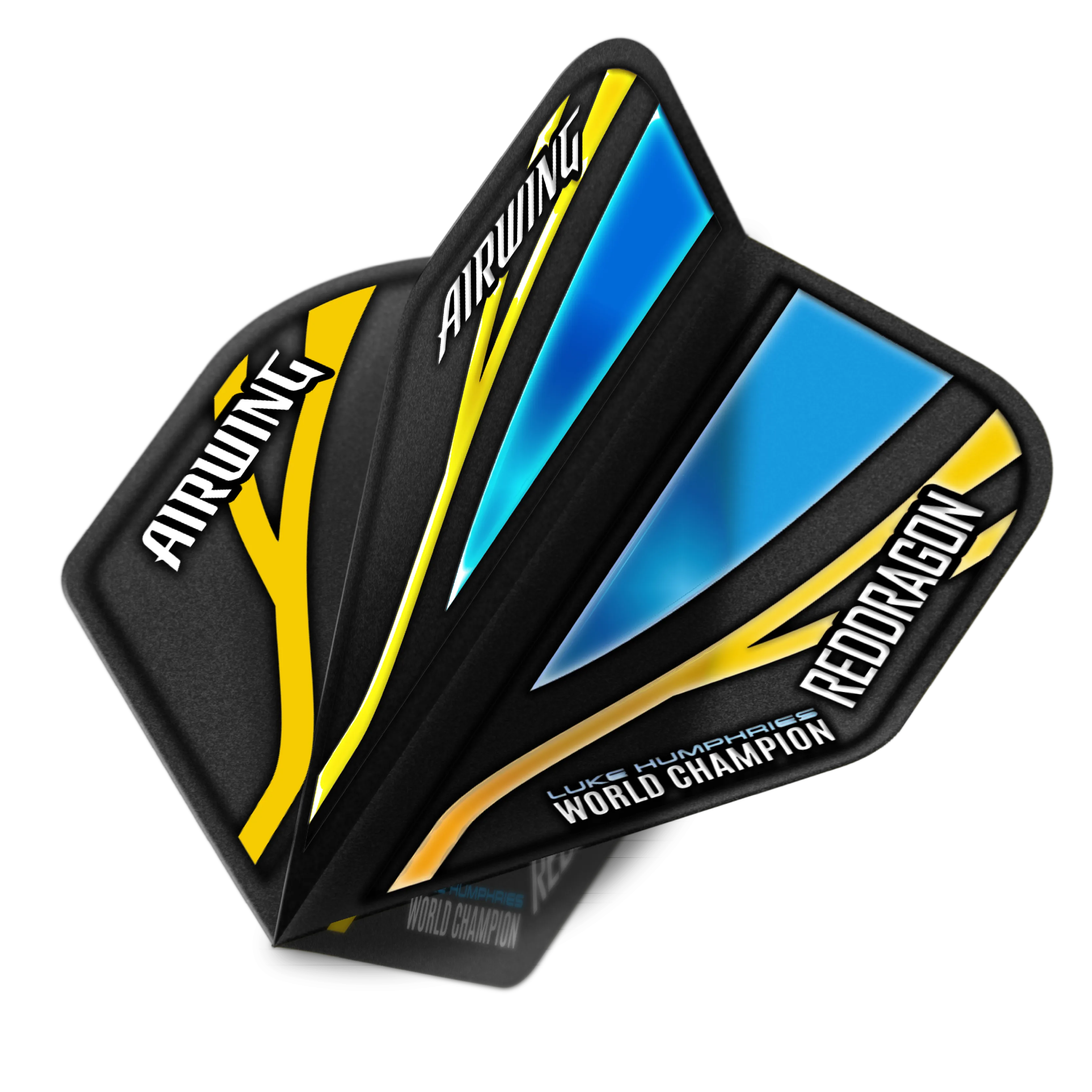 Red Dragon Airwing Luke Humphries World Champion Moulded Black & Blue Standard Barrel