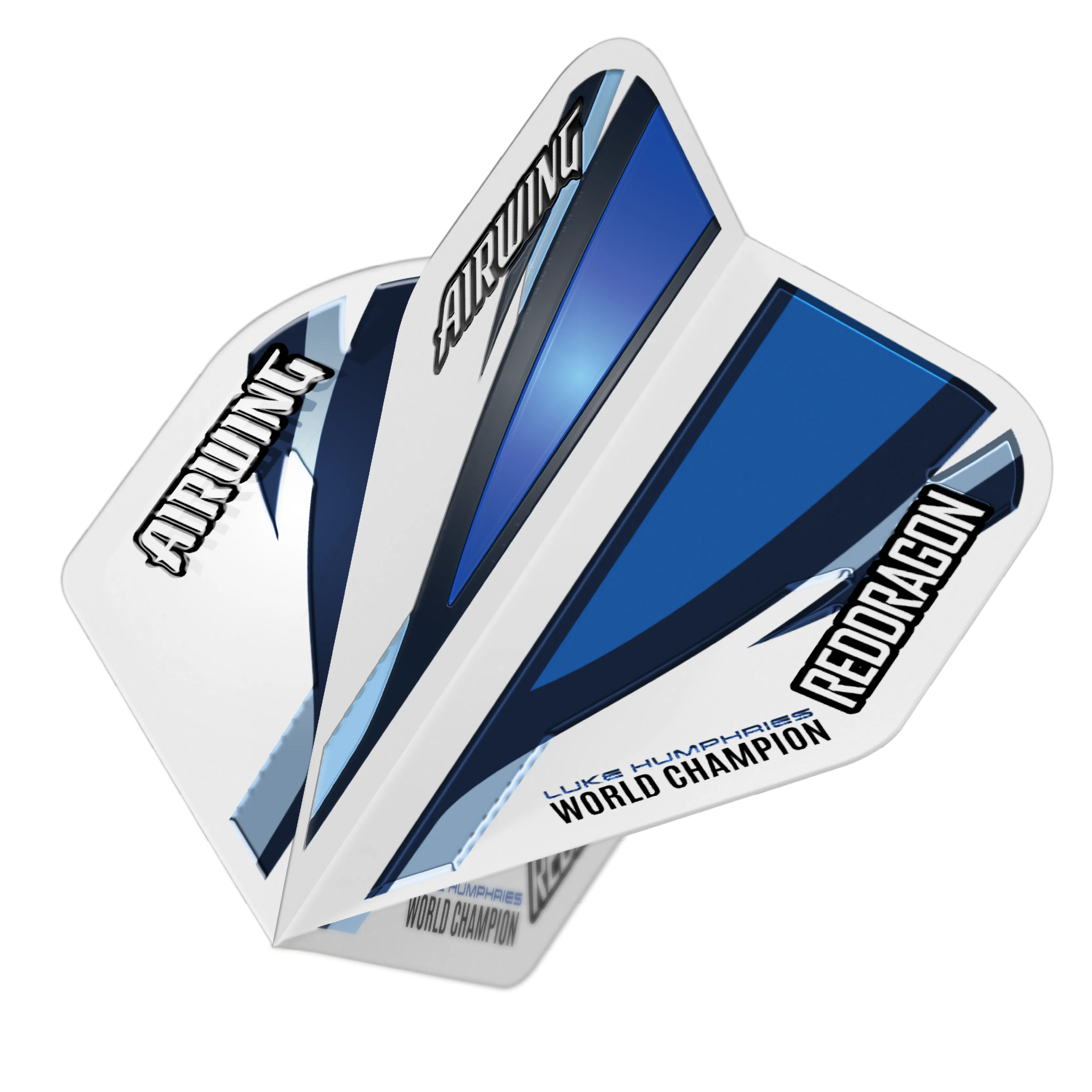 Red Dragon Airwing Luke Humphries World Champion Moulded White & Blue Standard Barrel