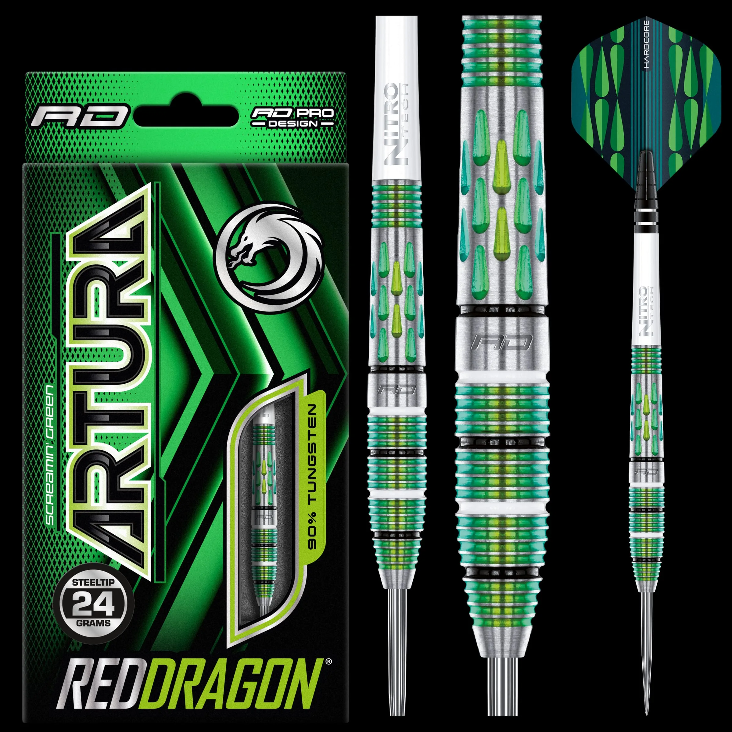 Red Dragon Artura Screamin' Green Barrel