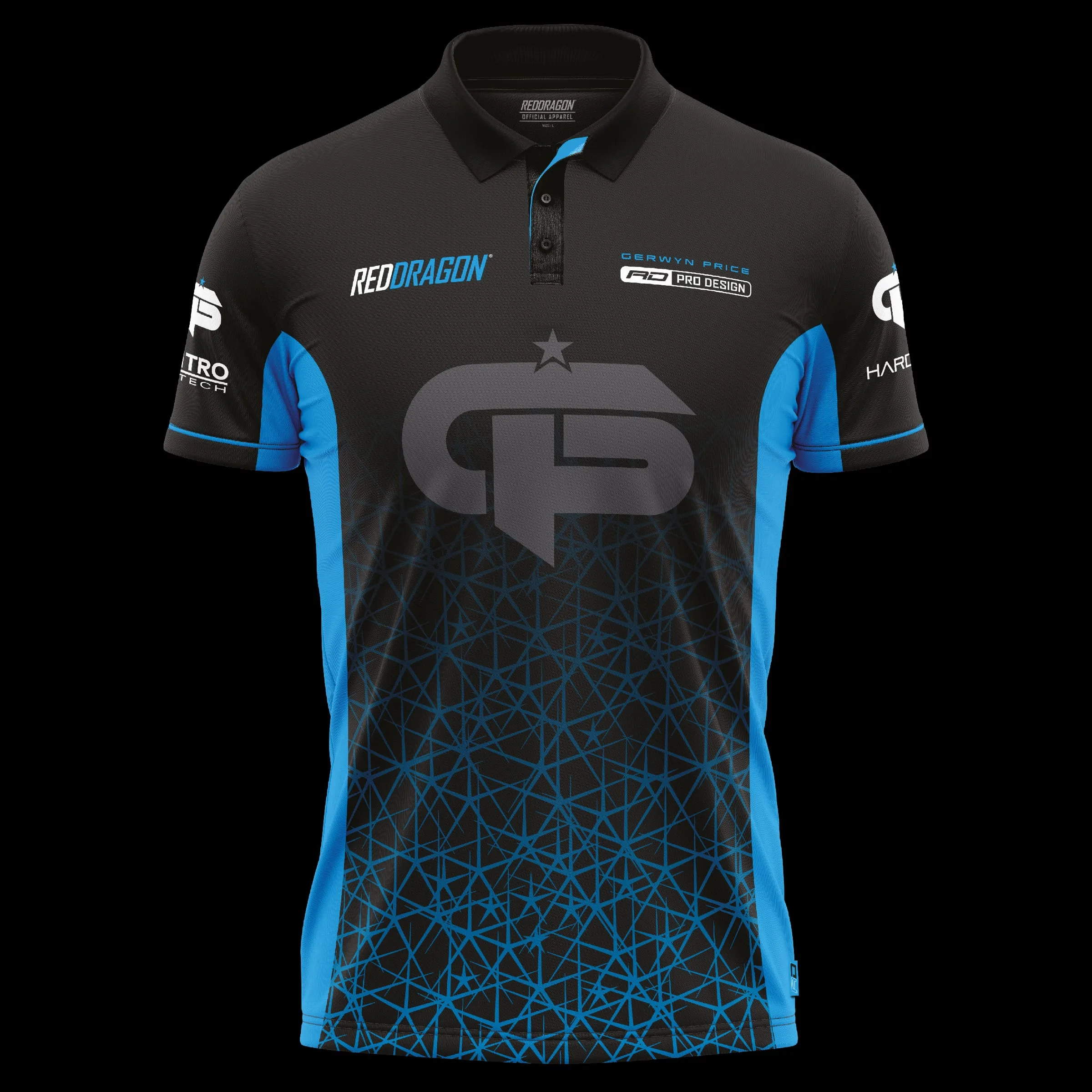 Red Dragon Gerwyn Price Signature Blue Polo - Medium Barrel