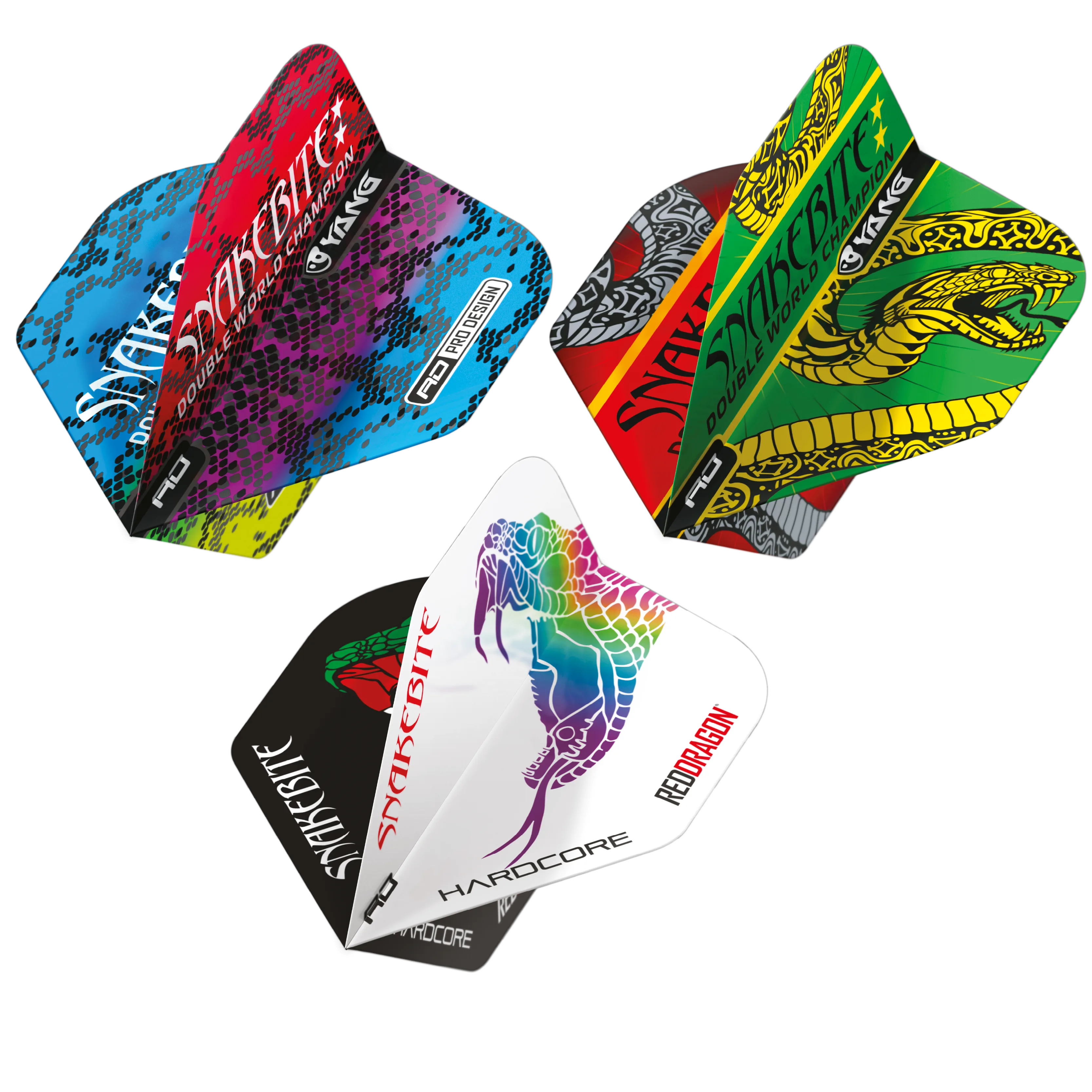 Red Dragon Peter Wright Yin Yang Double Sided Flight Selection Pack Barrel