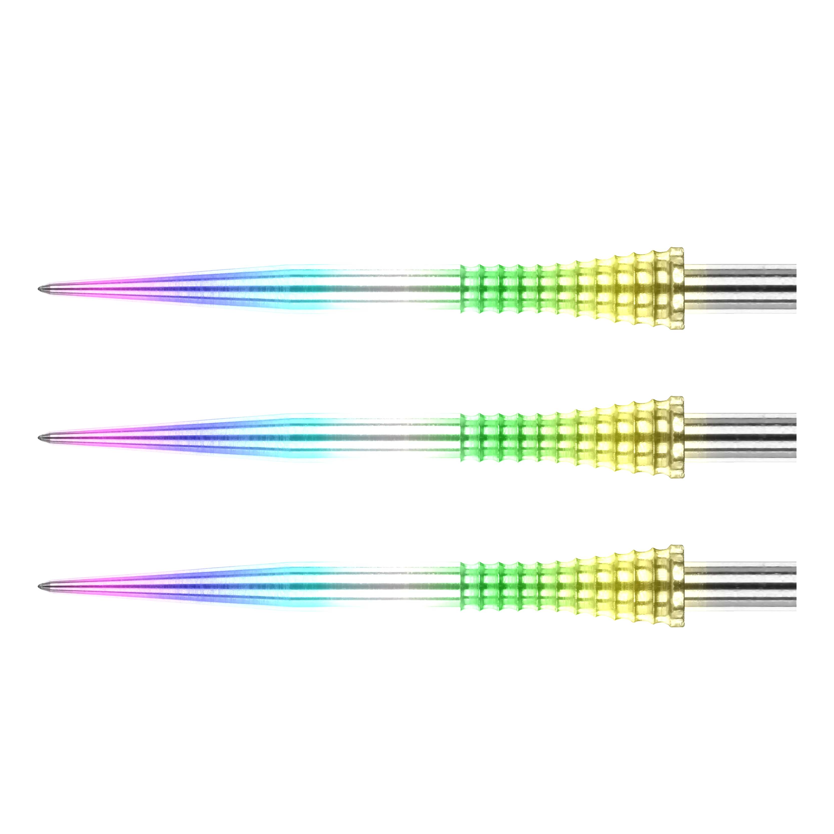 Red Dragon Raptor GT Rainbow Effect Gripped Dart Points Barrel