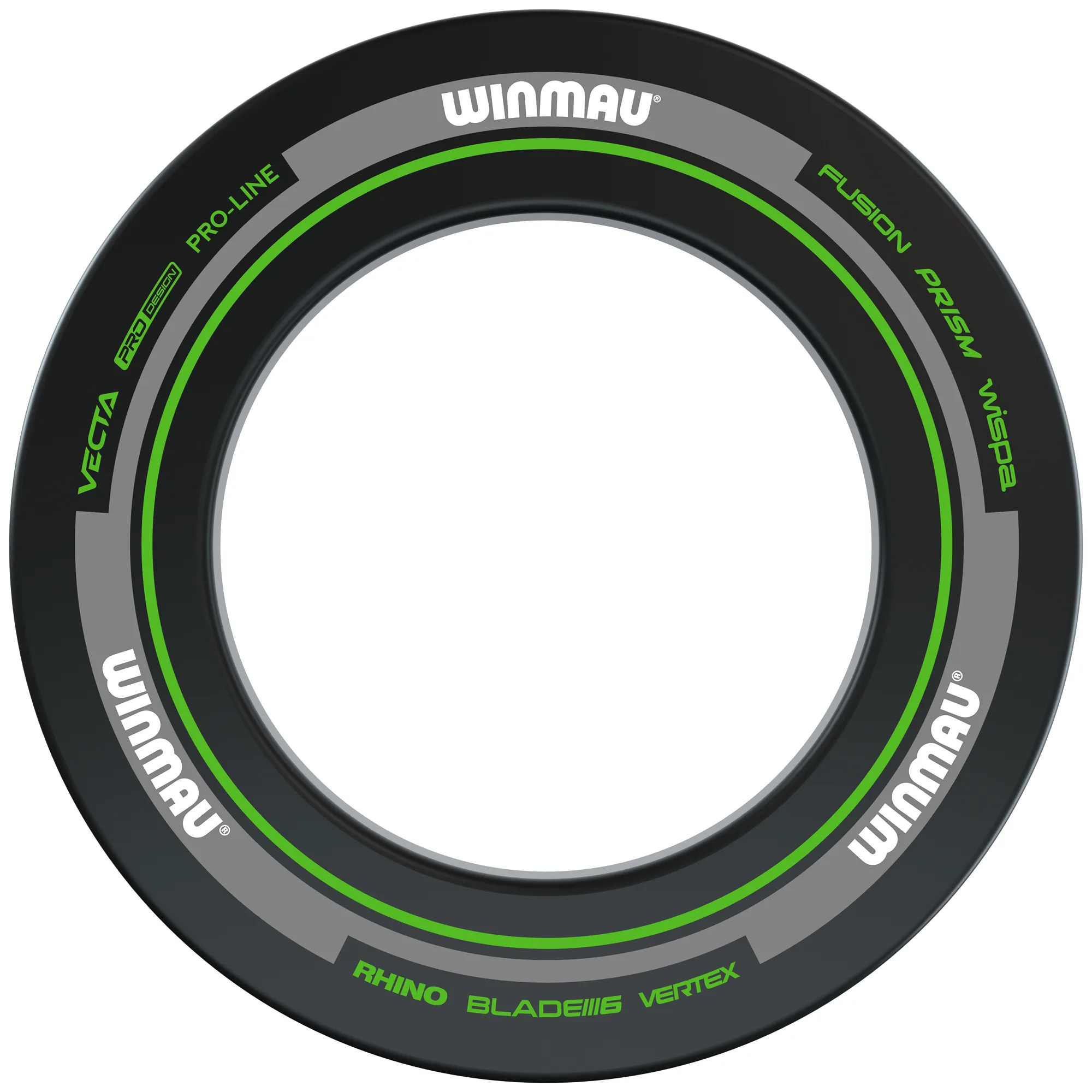 Winmau Advance Black & Green Surround Barrel