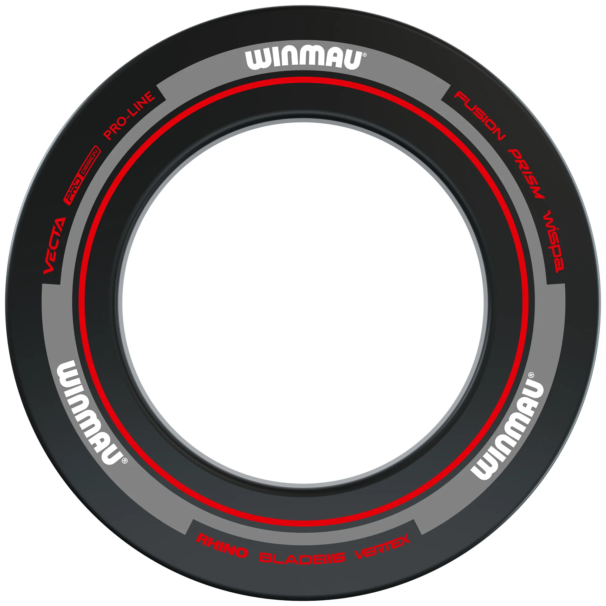 Winmau Advance Black & Red Surround Barrel