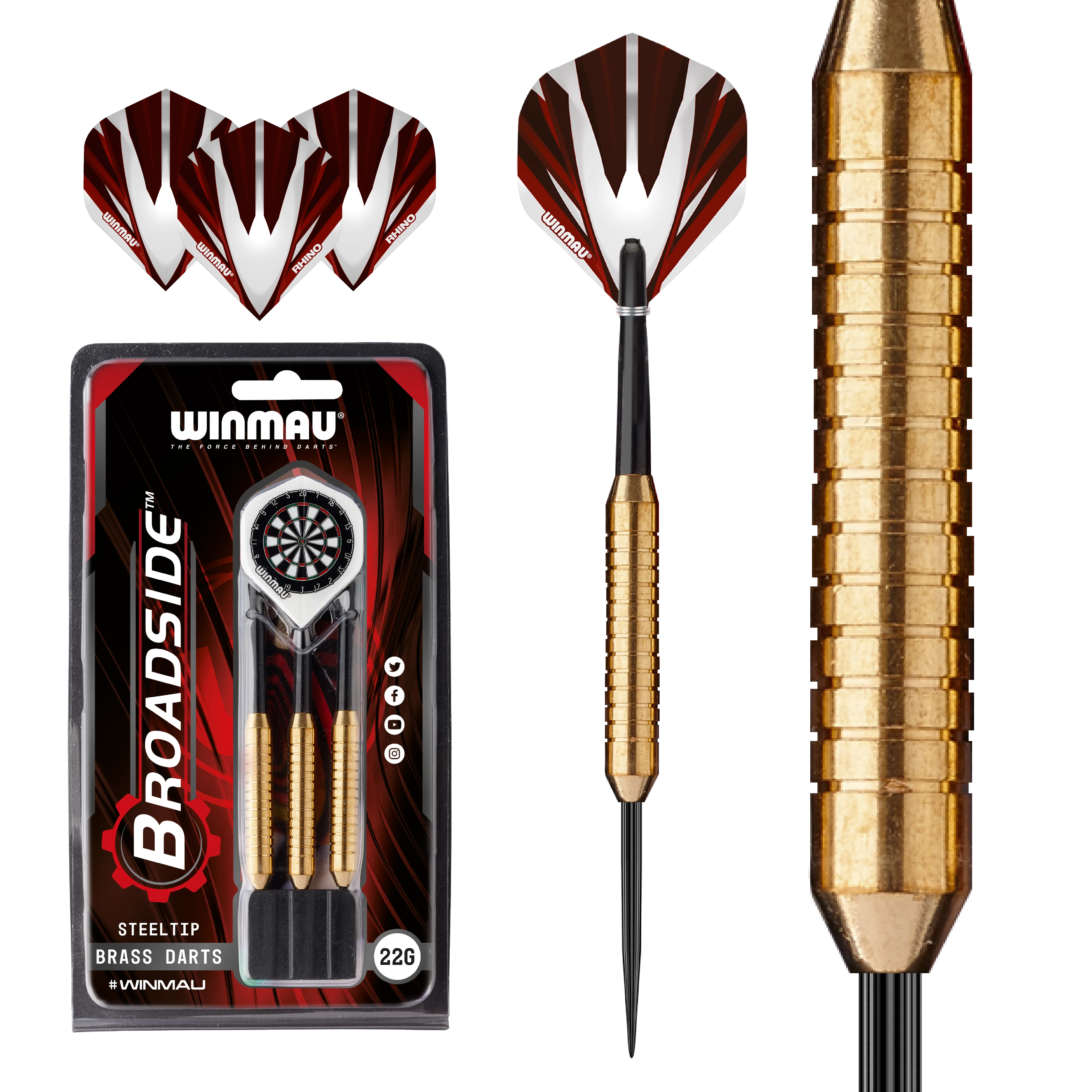 Winmau Broadside Brass Barrel