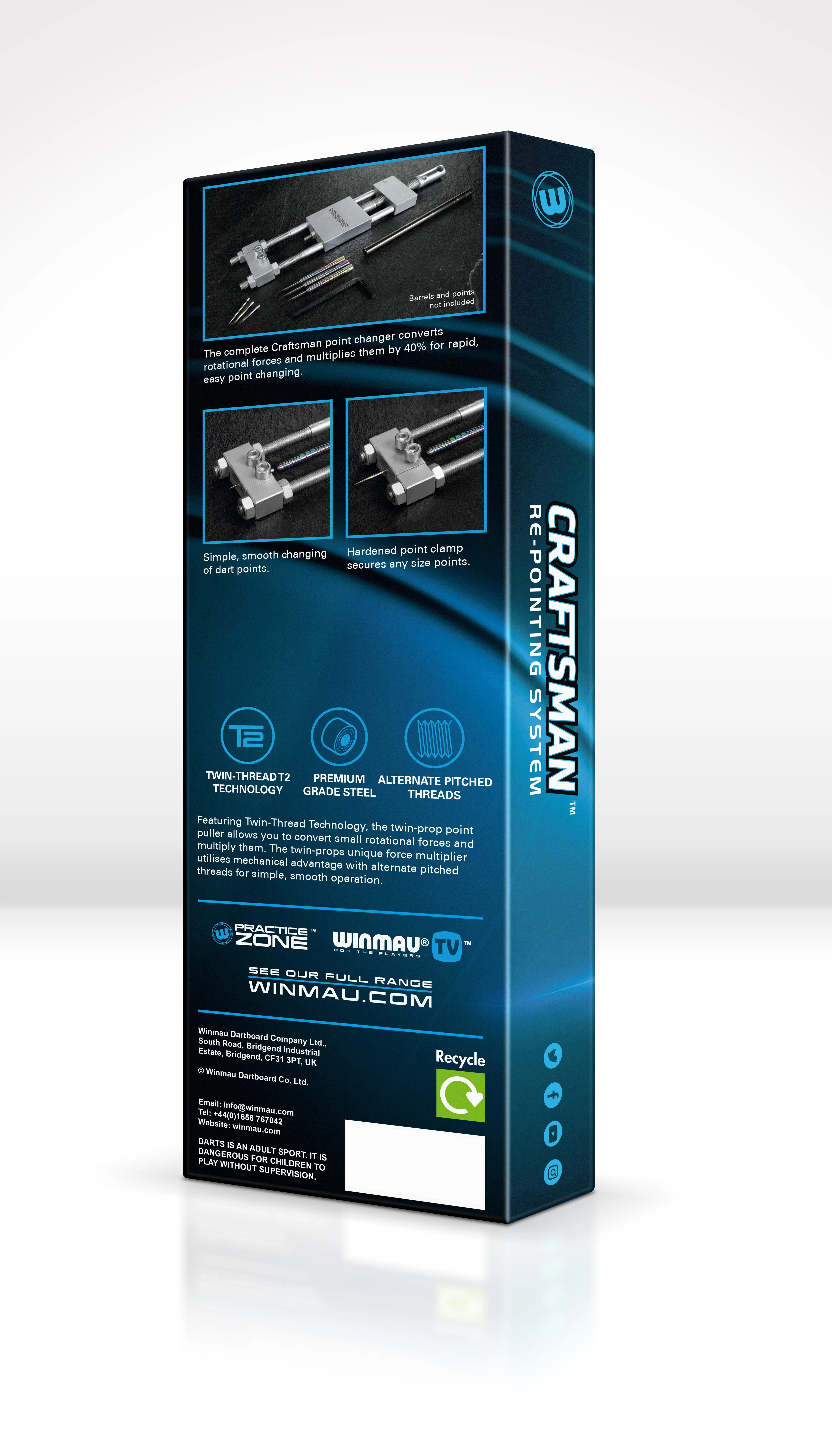 Winmau Craftsman Re-pointing System Barrel