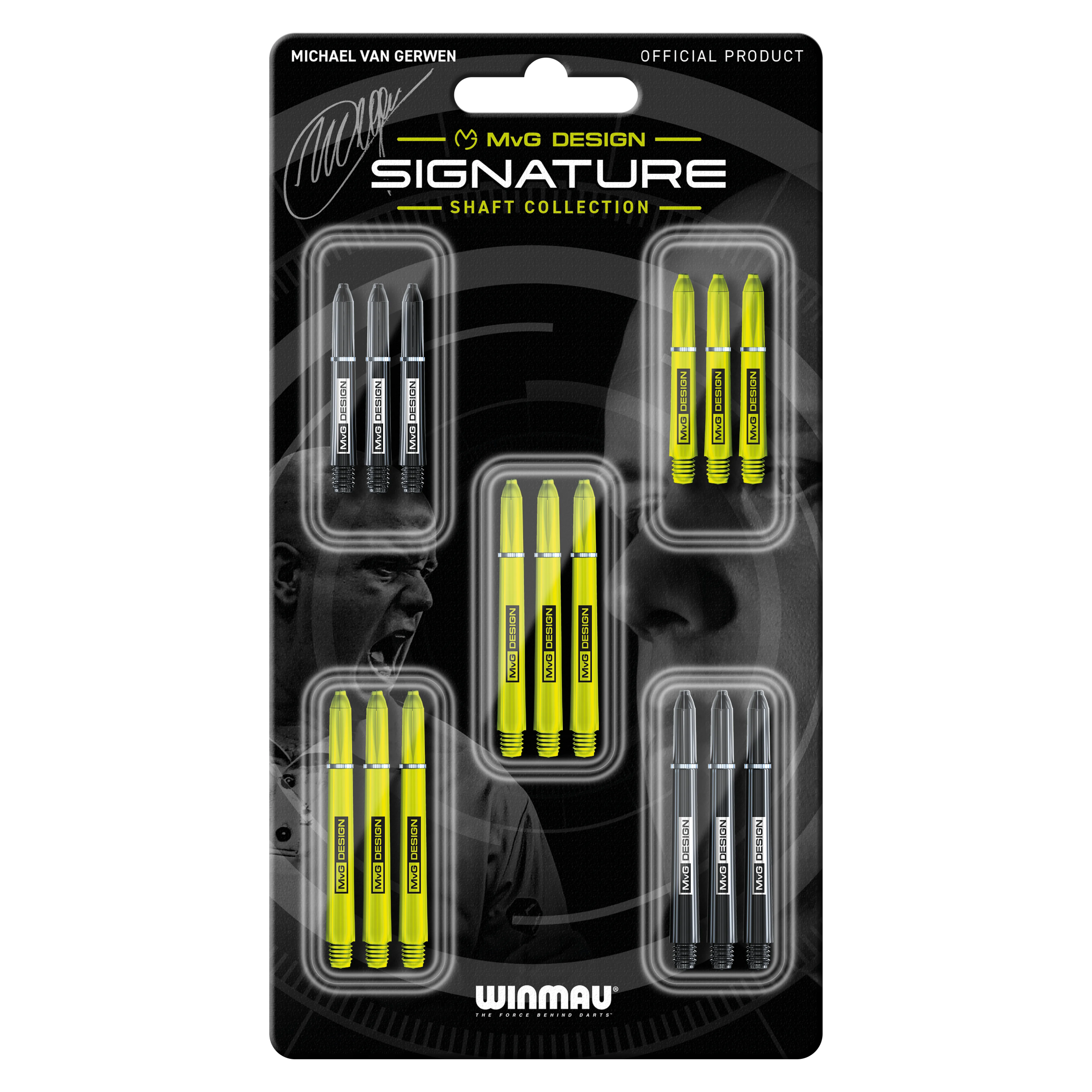Winmau MvG Signature Shaft Collection Barrel
