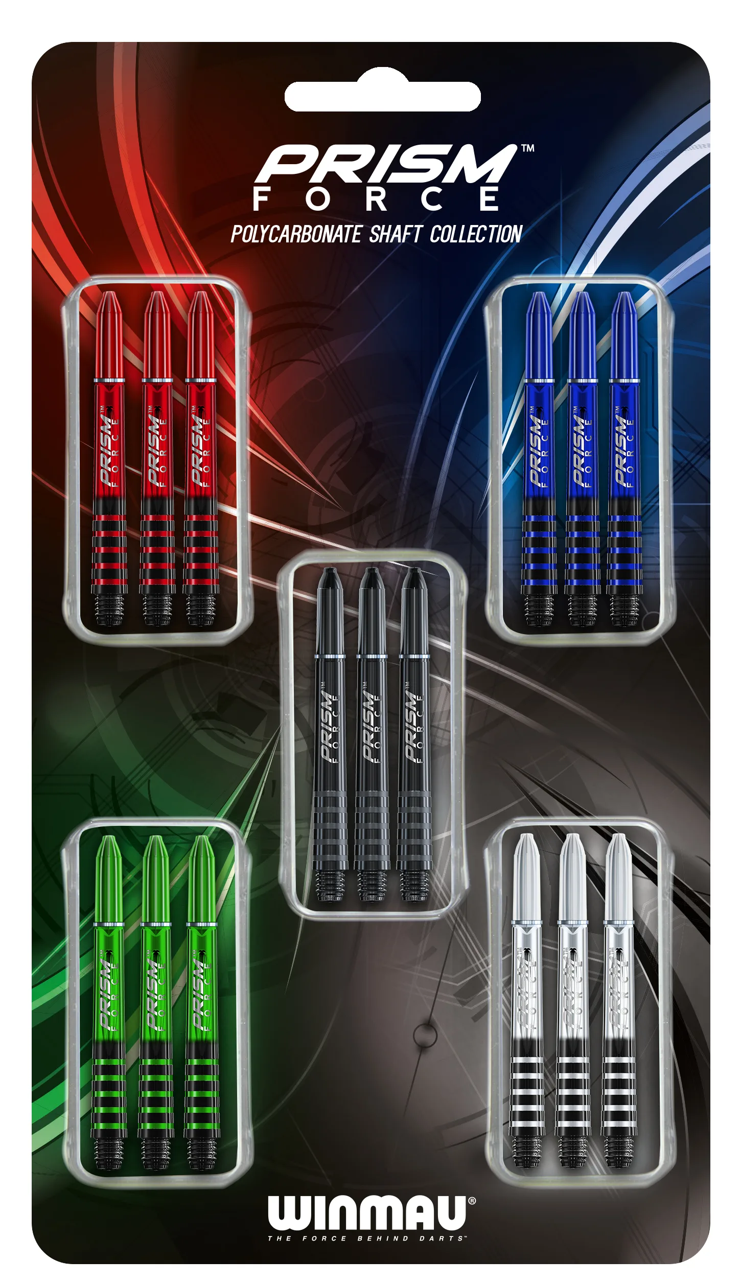 Winmau Prism Force Shaft Collection Barrel